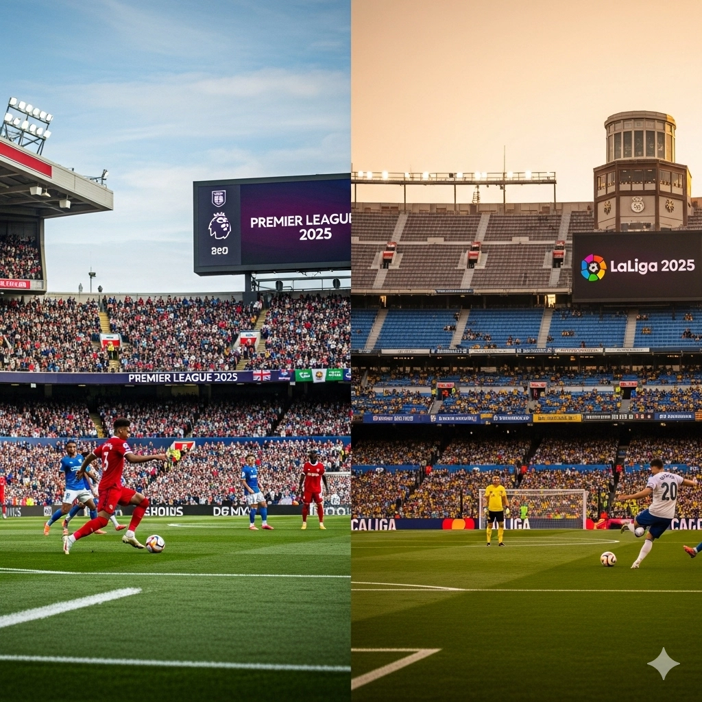 So sánh Ngoại hạng Anh vs La Liga 2025: Giải nào hấp dẫn và “mạnh” hơn?